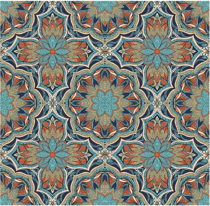 27862-15VW ''Kaleidoscope'' print