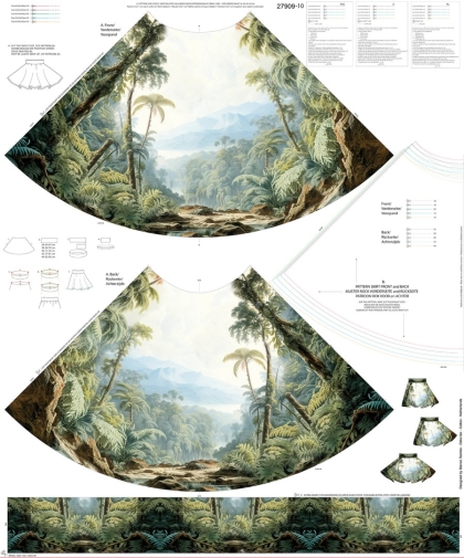 27909-10 ''Costa Rica'' Skirt Panel