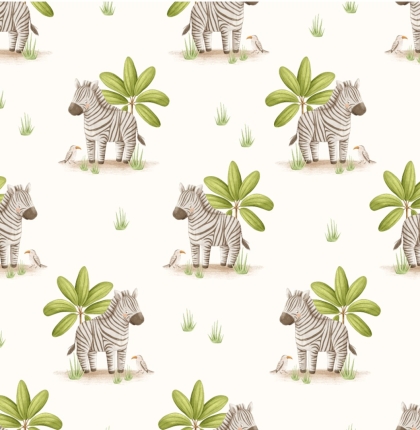 27424-02LI  ''Tiny Zebra'' print