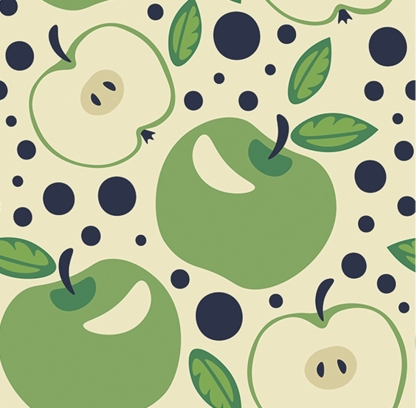 27610-10PL ''Juicy Apple'' print