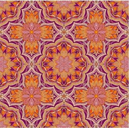 27862-13VW Kaleidoscope'' print