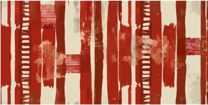 27407-11LI ''Patterned Stripes'' print