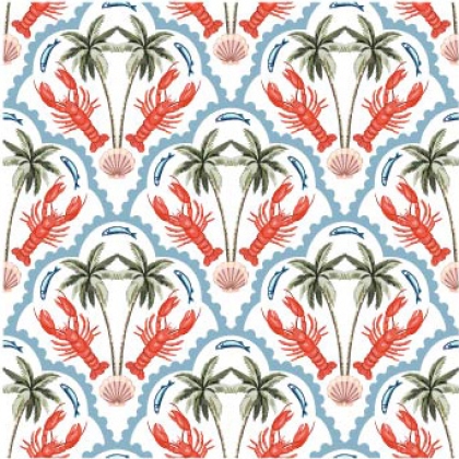 27111-02PL ''Lobster Beach'' print