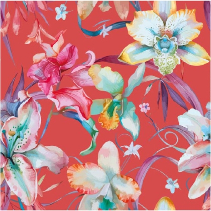 27801-11VE ''Orchid Painting'' print