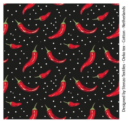 27954-20 ''Chilled Chillies'' print