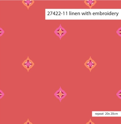 27422-11 ''Tiny Aztec'' embroidery