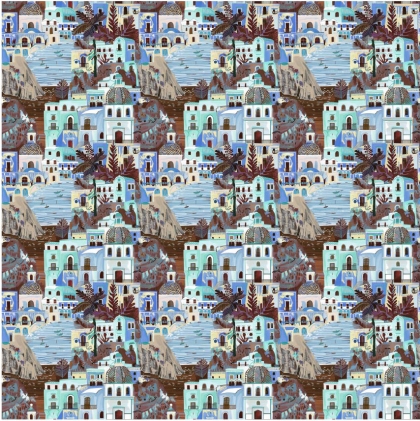 27856-09VW ''Riviera Coastline'' print