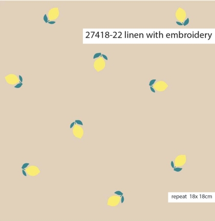 27418-22 ''Tiny Lemon'' Embroidery