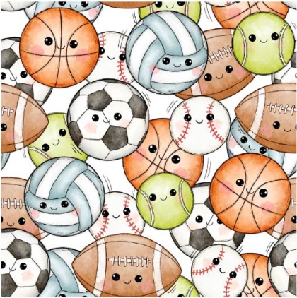 27242-02TR ''Balls With Eyes'' print