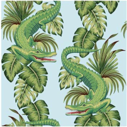27224-09TR ''Croco Jungle'' print