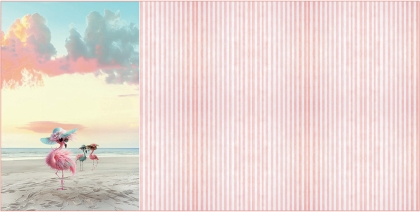 27270 ''Fancy Flamingo'' Panel