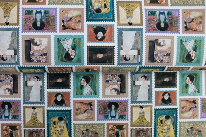 26938-02 ''Faces of Klimt'' print