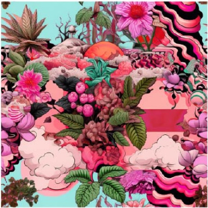 27246-99TR ''Mixed Up World'' print