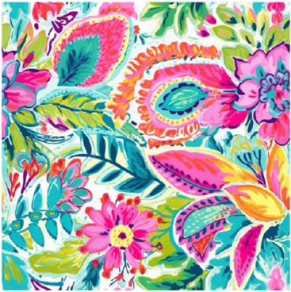 27243-12TR ''Flashy Flowers'' print