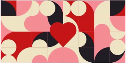 27802-12VE ''Heartistic'' print