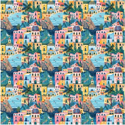 27856-11VW ''Riviera Coastline'' print