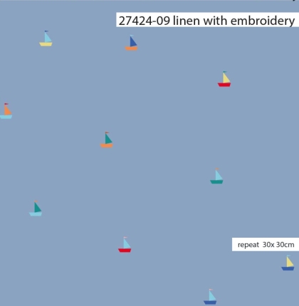 27424-09 ''Tiny Sailboat'' Embroidery