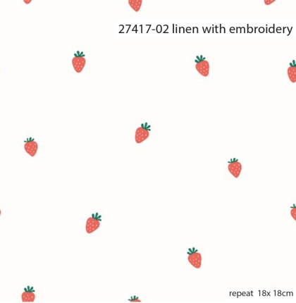 27417-02 ''Tiny Strawberry'' Embroidery