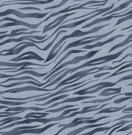 27403-09LI ''Blue Zebra'' print