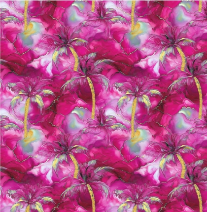 27755-12CV ''Electric Palmtree'' print