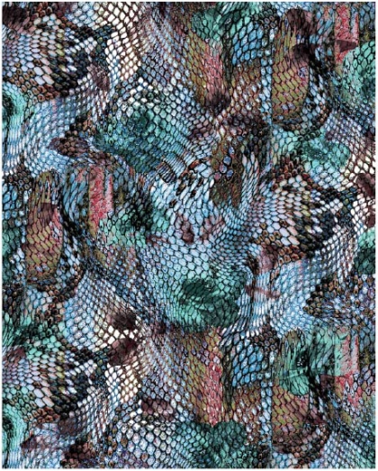 27411-09LI ''Fancy Python'' print