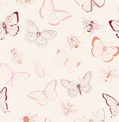 27401-12LI ''Butterfly Outlines'' print