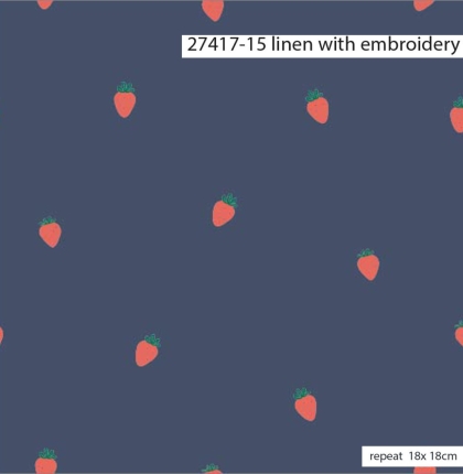 27417-15 ''Tiny Strawberry'' Embroidery