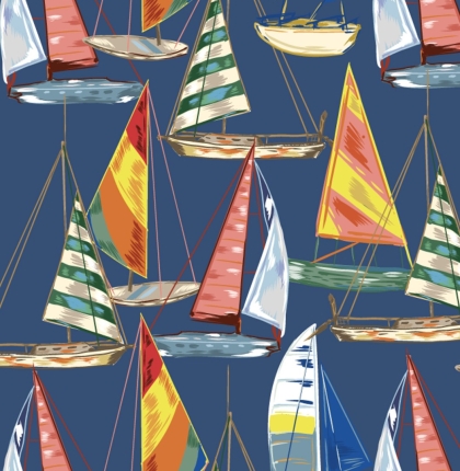 27924-15TR ''Sailboats'' print