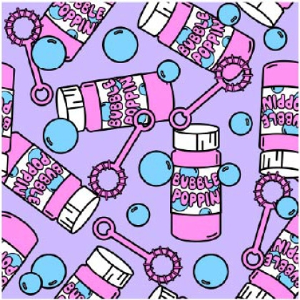 27203-14TR ''Bubble Bottle'' print