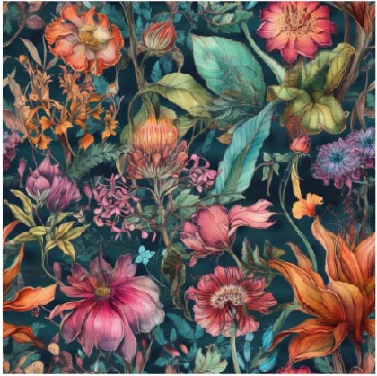 27805-15VE ''Bold Botanicals'' print