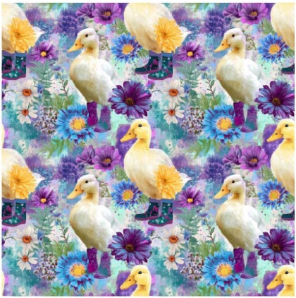 27234-09TR ''Funky Ducks'' print