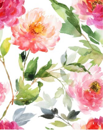 27109-02PL ''Aquarel Rose'' print