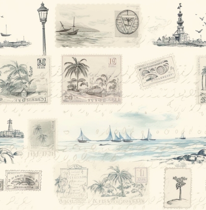 27405-22LI ''Seaside'' print