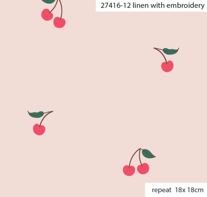 27416-12 ''Tiny Cherry'' Embroidery
