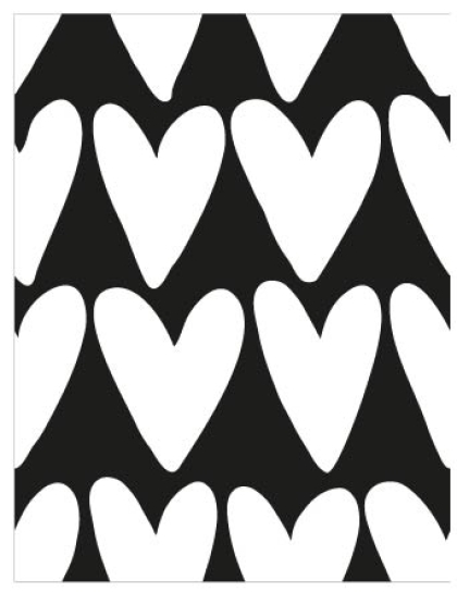 27962-20FT ''Heart Shape'' print