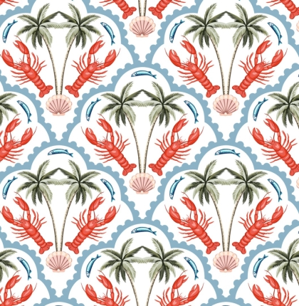 27752-02CV ''Seafood Service'' print