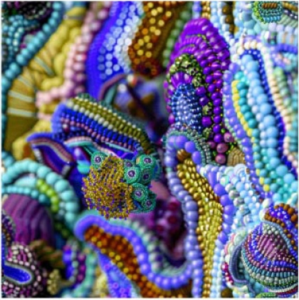 27810-09VE ''Beaded'' print