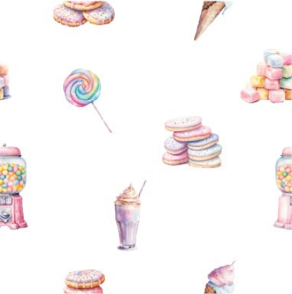 27102-02PL ''Sweets'' print