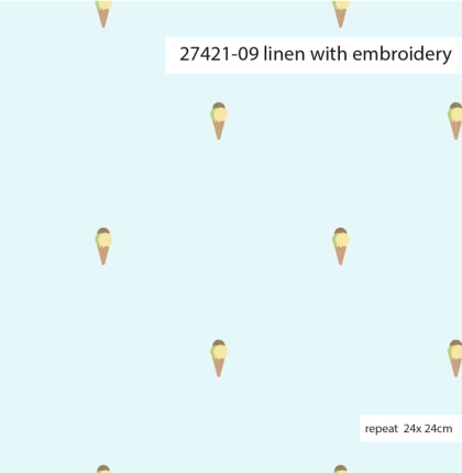 27421-09 ''Tiny Icecream'' Embroidery
