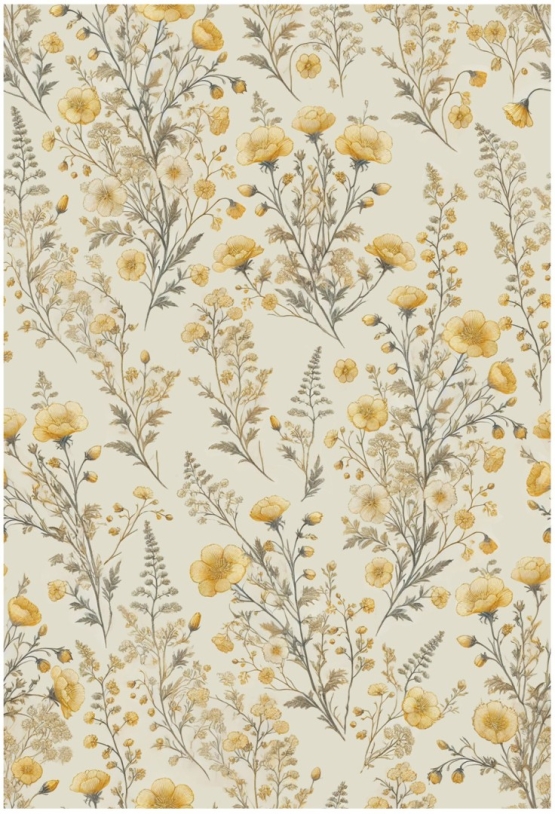 27617-08PL ''Floral Heath'' print