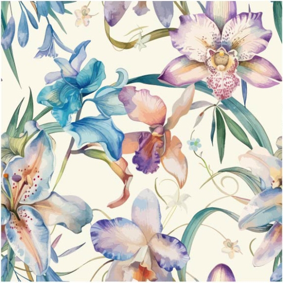 27801-02VE ''Orchid Painting'' print
