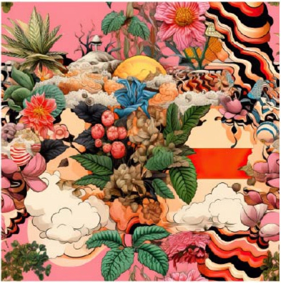 27246-12TR ''Mixed Up World'' print