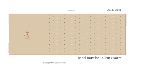 26333-22 "Sweet As Can Bee" Baby Panel