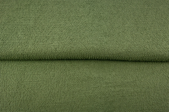 10490-106 (Dark Army) Cotton-mix Bouclé