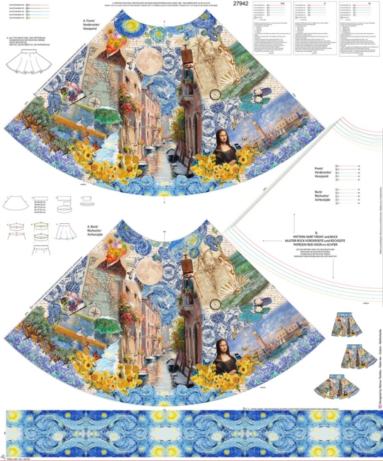 27942 ''Art Mix'' Skirt Panel