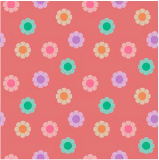 27233-11TR ''Little Flowers'' print