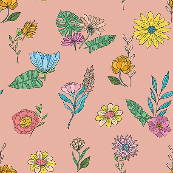 27612-12TR ''Summer Flower Field'' print