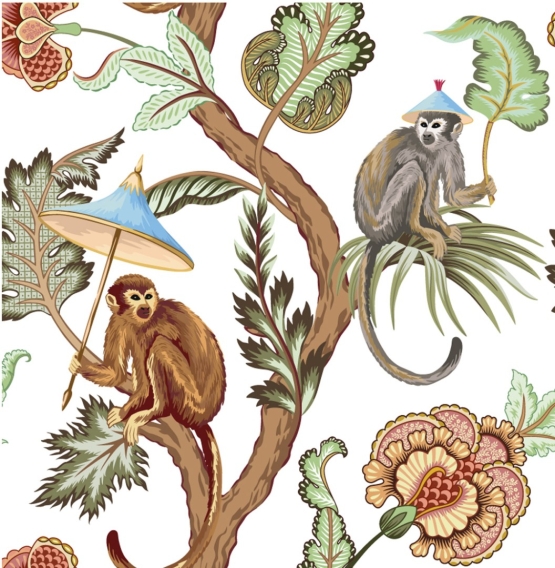 27751-02CV ''Monkey Bizznizz'' print