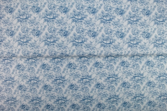 26350-02TR ''Blue Rose Garden'' print