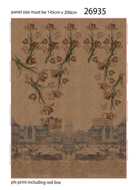 26935 "Tulip Square" panel